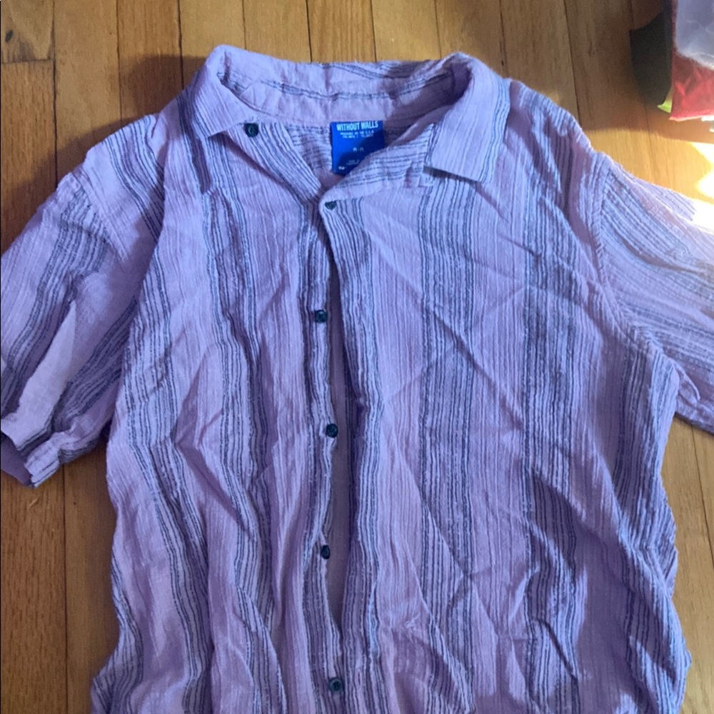 Men's Pink Striped Shirt